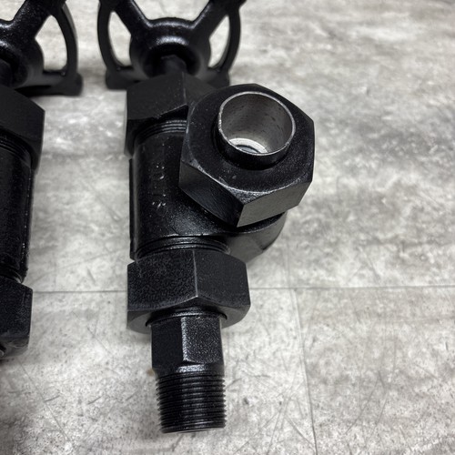 Set Of 2 Jerguson 136-1-6-01 Series 136 Gage Valve Set 3/4” M X 3/4” OD X 1/2” F - Picture 5 of 10