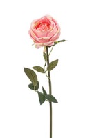 Artplants Kunst Rose Thyri, Rosa, 65Cm