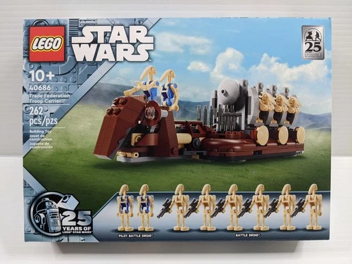 LEGO Star Wars 40686: Trade Federation Troop Carrier - 262 Pcs - New. Sealed.