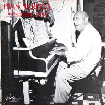 Manuel ''Fess'' Manetta Whorehouse Piano MONO NEAR MINT Jazzology Vinyl LP