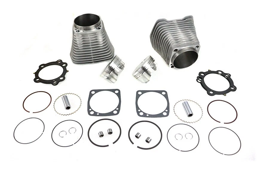 93.4" Evolution Cylinder Kit Silver for 1984-1998 Harley Davidson motorcycles Foto 4 de 4