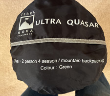 Telo da montagna Terra Nova Ultra Quasar due persone 4 stagioni oliva + pali