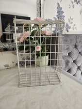 Image of Front Door Letter Box Cage Post Mail Catcher Guard White