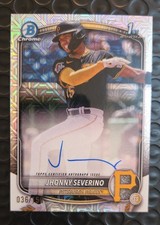 2025 Bowman Chrome - Prospect Autographs - Jhonny Severino - 1st Bowman #36/150