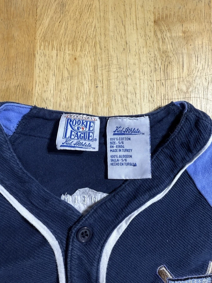 Camiseta vintage de los 90 MLB Rookie League Anaheim Angels niños talla 5/6 meses Foto 4 de 4