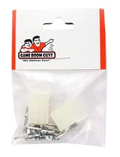 Molex Male & Female 6 Pin Arcade Pinball Plug with Pins - .093