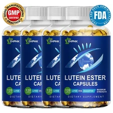Lutein capsules help alleviate eye fatigue promote eye and skin health 120pcs