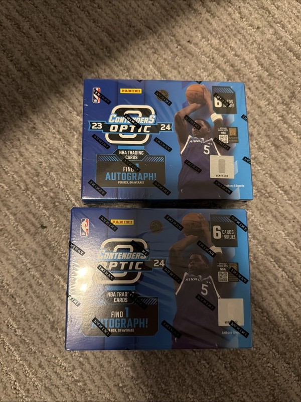 2023-24 Panini Contenders Optic Basketball Hobby Box Sealed 2 boxes bundle