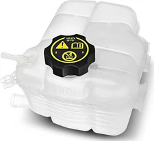 Engine Coolant Recovery Overflow Reservoir Expansion Tank W/Pressurized Cap,
