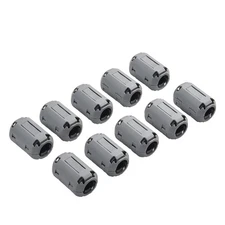 Ferrite Noise Suppressor Clips 10 Pack for USB Mouse and Headphone Cables