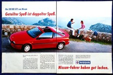 Datsun Nissan 100 NX GTI, originale Werbung aus 1992
