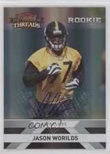 2010 Panini Threads Rookie Silver Signatures /499 Jason Worilds #238 Auto 0nr3