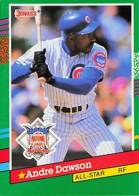 1991 Donruss #435b Andre Dawson