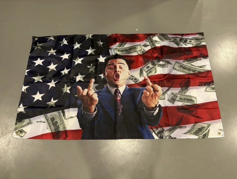 Jordan Belfort Political Campaign US Flag Banner - United States