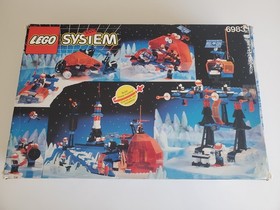 LEGO Space Ice Planet 1993 6983 Ice Station Odyssey 99% Complete Box Manual