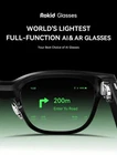 Genuine Rokid Glasses (AI Smart Glasses) lightweight AR with Micro-LED displays
