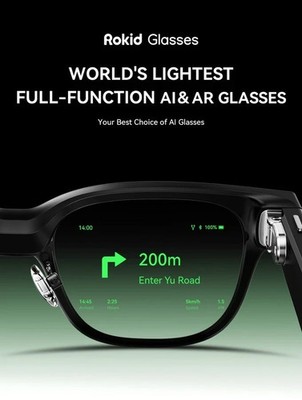 Genuine Rokid Glasses (AI Smart Glasses) lightweight AR with Micro