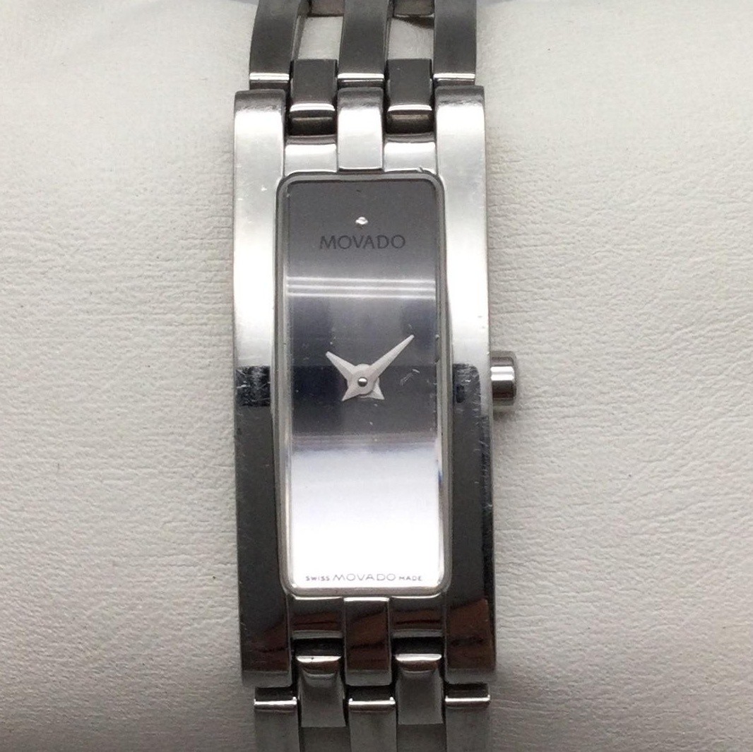 Movado Esperanza Womens Watch 14mm Stainless Steel Sapphire New
