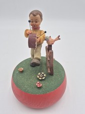 Vintage  ANRI Drummer Boy wiss Musical Movement Music Box – Working