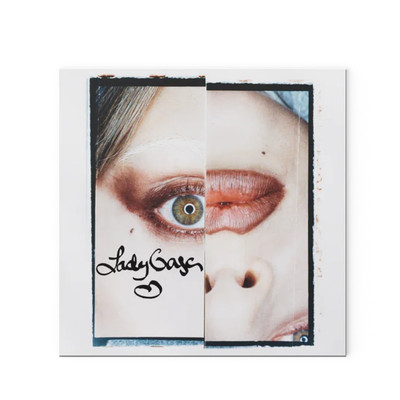 NEW IN HAND Lady Gaga MAYHEM Exclusive Black Vinyl SIGNED ART CARD