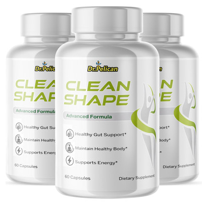 Clean Shape-  Keto & Weight Support- 3 Bottles- 180 Capsules
