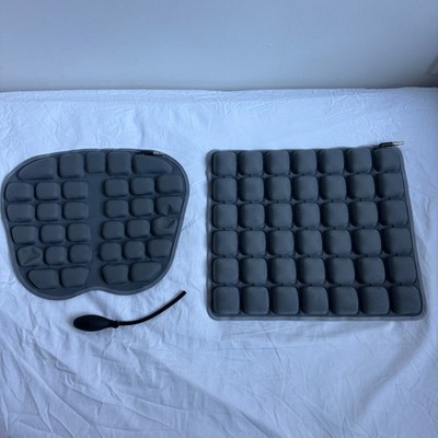 2x 3D Airbag Sitzkissen Orthopädische Rückenstütze Bürostuhl Auto Hüftentlastung