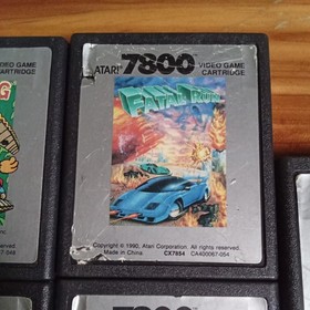 Atari 7800 2600 Game Lot of 11 - Fatal Run, Donkey Kong, Tower Toppler, Dig Dug