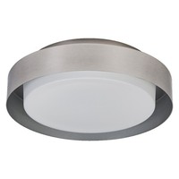 Deckenleuchte Modern Glas Stahl Osram E27 Ø29 Cm Flur Rund Deckenlampe BüRo