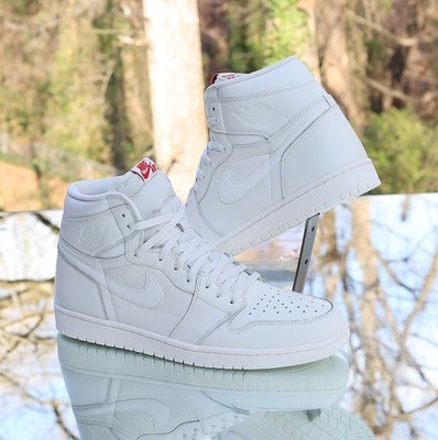 Jordan Men’s All-White Athletic High-Top Sneakers Men main image 3