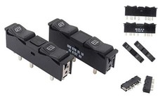 Pack of 2 Front Left Driver and Right Passenger Side Door Window Switch for