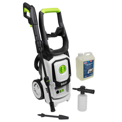 #ad Sealey Pressure Washer 130 BAR 420L HR With Snow Foam Multicolour PW1860COMBO GBP 172.57