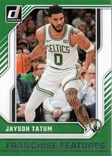 Jayson Tatum 2024-25 Donruss #6 Franchise Features Boston Celtics