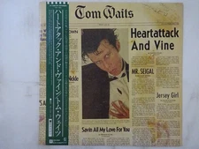 Tom Waits Heartattack And Vine Asylum Records P-10818Y Japan  VINYL LP OBI