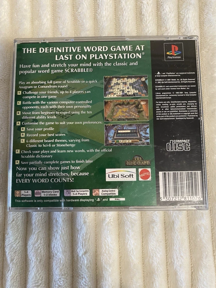 Scrabble PLAYSTATION 1 Sony PS1 Aus PAL - image 2 of 3