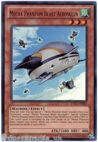 JOTL-EN082 Mecha Phantom Beast Aerosguin Ultra Rare UNL Edition Mint YuGiOh Card