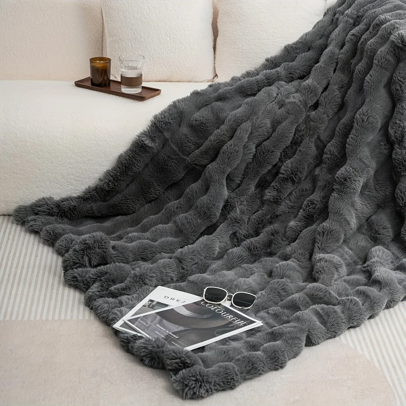 Rabbit Soft For Cozy Plush Warm Fuzzy Luxury Fluffy