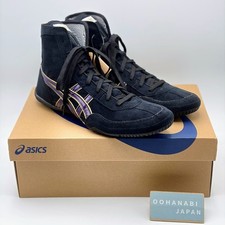 ASICS 1083A001 EX-EO Boxing Wrestling Shoes TWR900 Successor Black Purple Gold