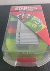 *New Sealed* Staples Neon Colors Diskettes 40 Pack Ibm 3.5" Floppy Disks W/Case