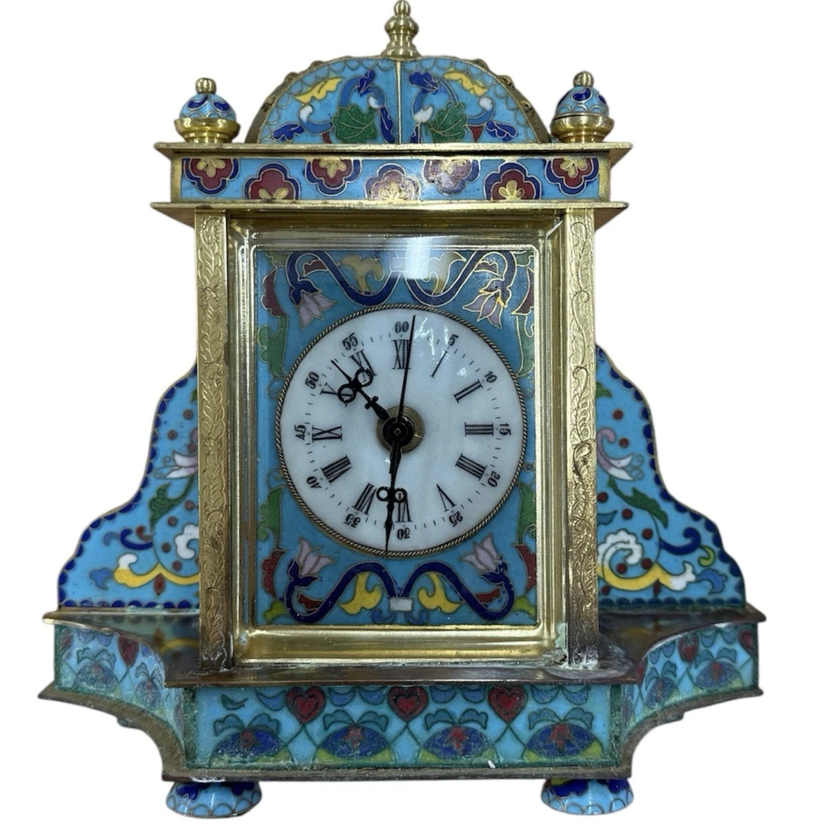 景泰蓝时钟古董时钟| eBay