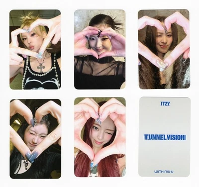 ITZY - TUNNEL VISION [WITHMU] CARTE PHOTO OFFICIELLE EXCLUSIVE EN PRÉCOMMANDE