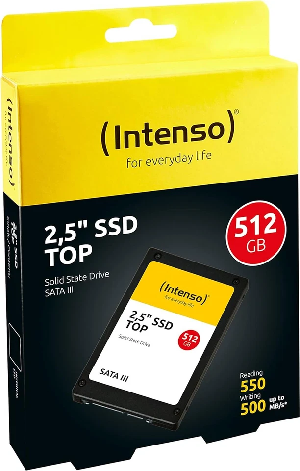 Intenso 2.5 Inch SSD SATA III Top Performance 512 GB 512GB Sata 2,5'' - Image 2 of 4