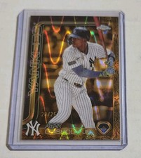 JAZZ CHISHOLM 2025 Topps Chrome Gilded Gold RayWave Refractor #/25 Yankees 🔥🔥