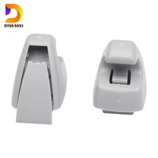 2x Gray Sunvisor Shade Support Clip for 2007-2014 Chevrolet Silverado 1500 US