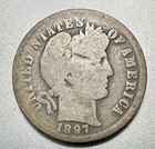 1897-O  BARBER DIME   GOOD DETAILS   KEY DATE  #1382