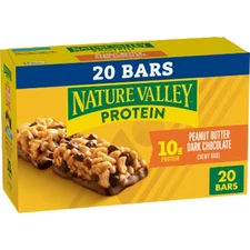 Nature Valley Chewy Snack Bars Peanut Butter Dark Chocolate - 28.4oz/20ct