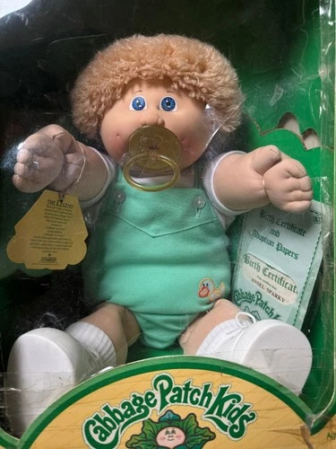1983 Coleco Cabbage Patch Blonde Boy Pacifier - NEW IN BOX!