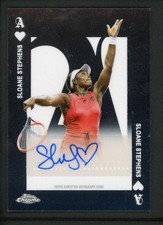 2025 SLOANE STEPHENS AUTO TOPPS CHROME AUTOGRAPHS
