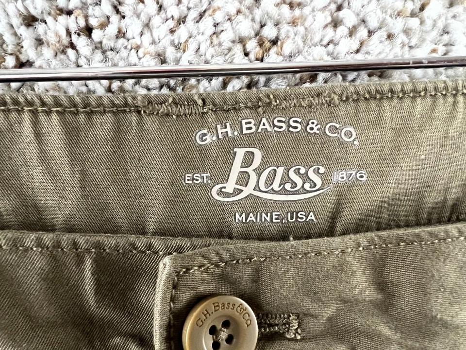 Pantalones chinos Bass para mujer talla 14 pantalones de pierna cónica elásticos Foto 2 de 4
