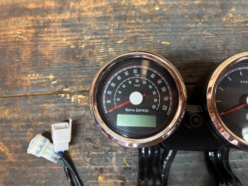 2022 Royal Enfield 650 Speedometer Tachometer Instrument Cluster Interceptor - Picture 2 of 7
