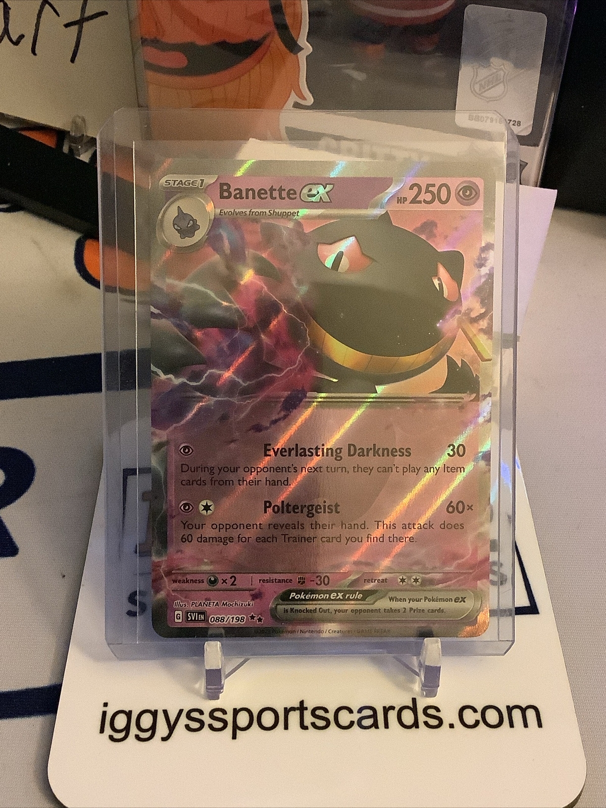 BANETTE EX 88/198 DOUBLE RARE HOLO POKEMON TCG SCARLET & VIOLET